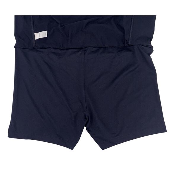 J. Jill Fit A-Line Knit Skort Navy Small Tall Elastic Waist Stretch Pull On EUC - Picture 6 of 8